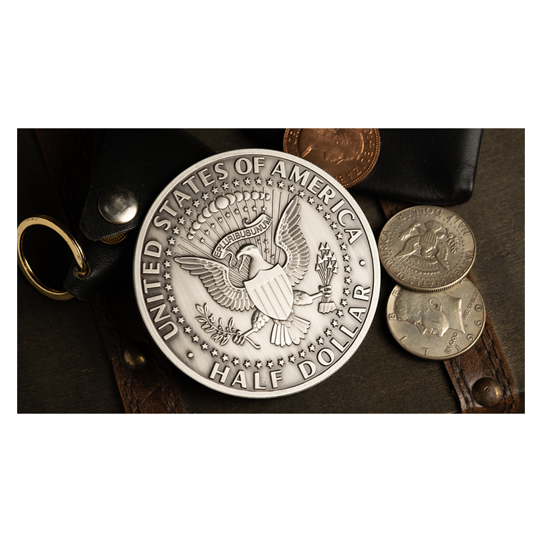 Bacon Jumbo Coin (Half Dollar) by Bacon Magic