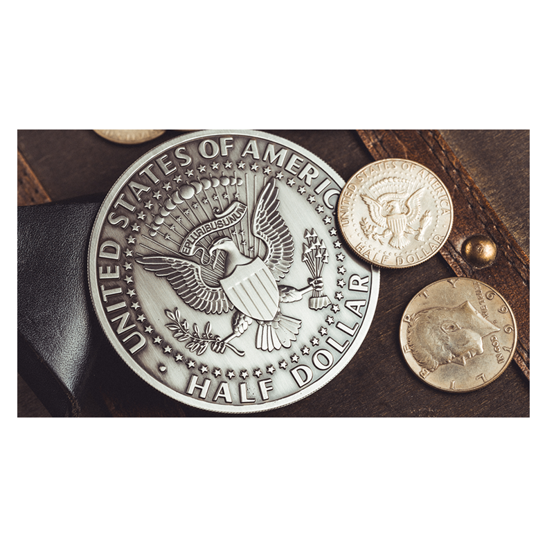 Bacon Jumbo Coin (Half Dollar) by Bacon Magic