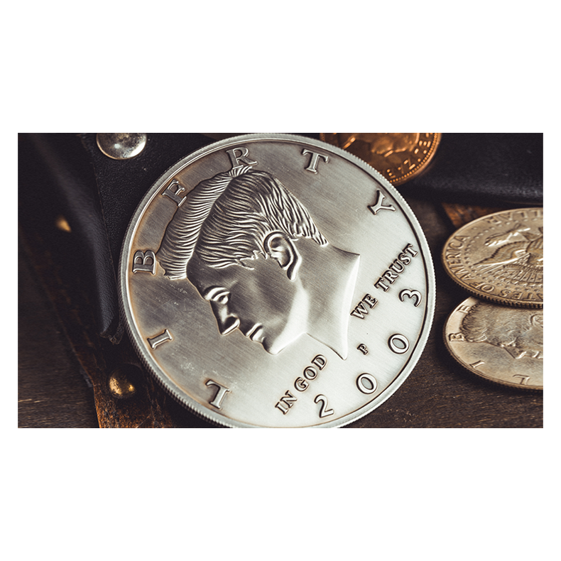 Bacon Jumbo Coin (Half Dollar) by Bacon Magic