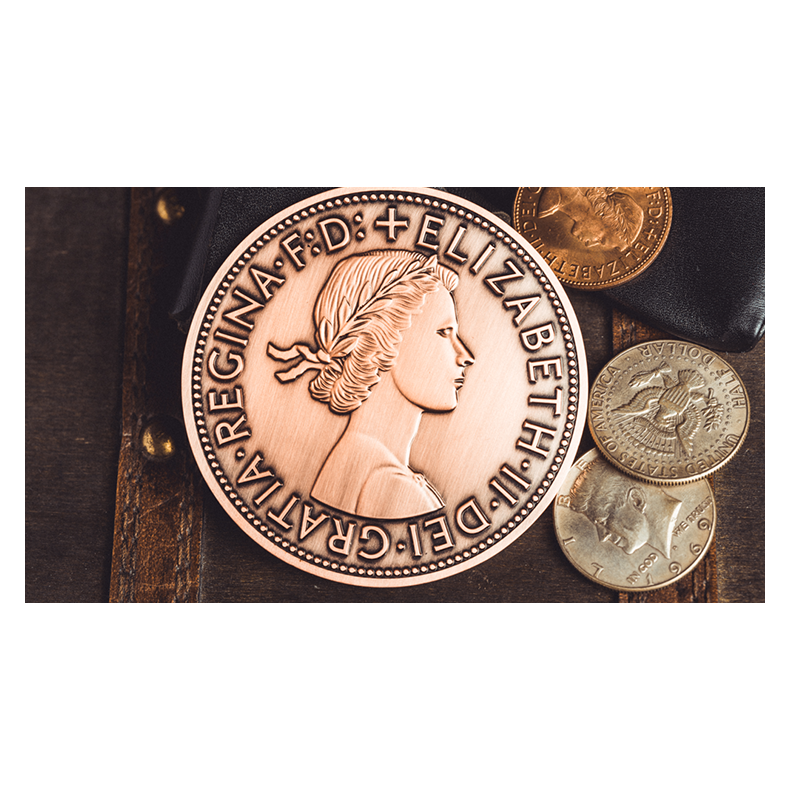 Bacon Jumbo Coin (English Penny) by Bacon Magic