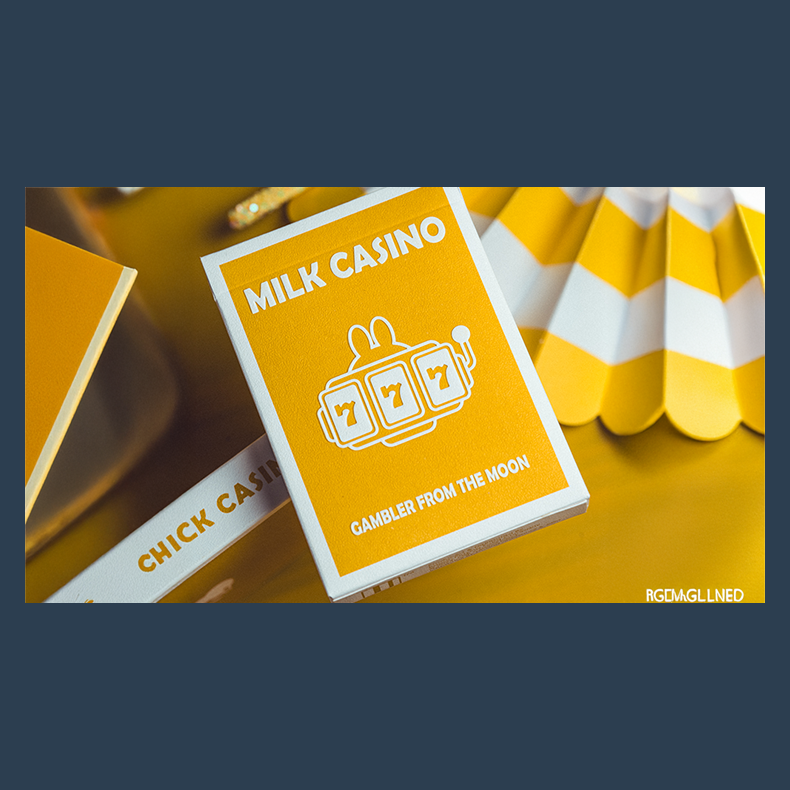 The Milk Casino Deck by Bacon Playing Card Company