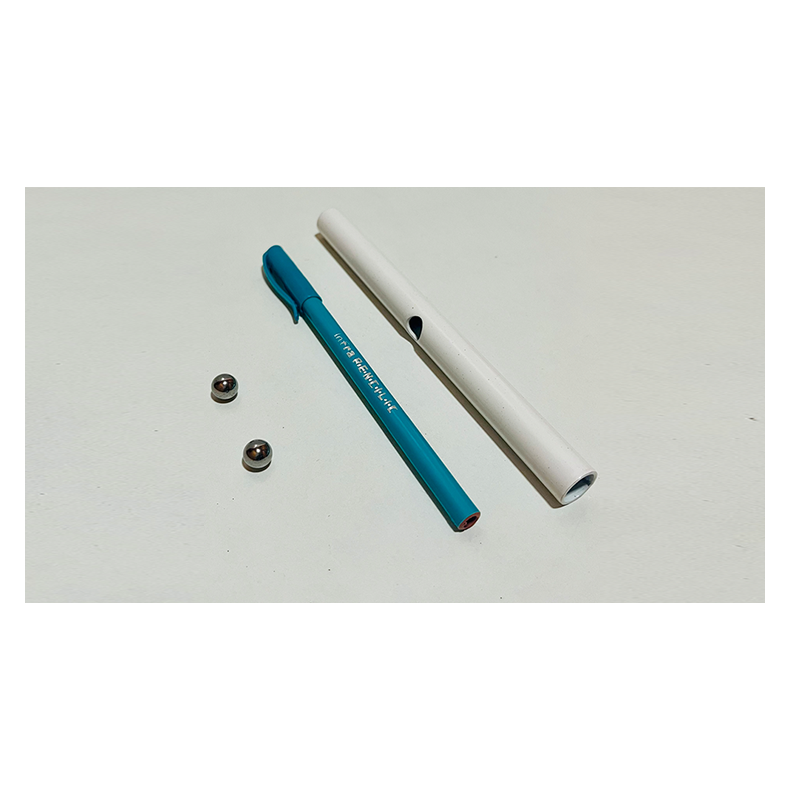 Steel Ball Through Pen by The Essel Magic