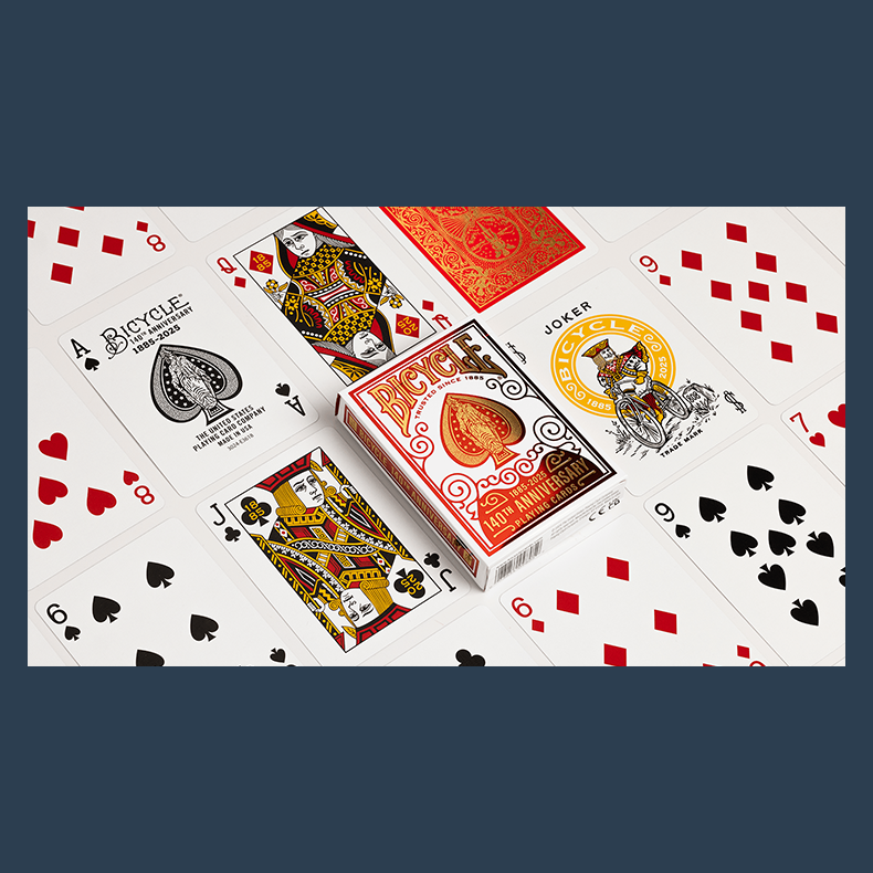 Bicycle 140th Anniversary Playing Cards by US Playing Card