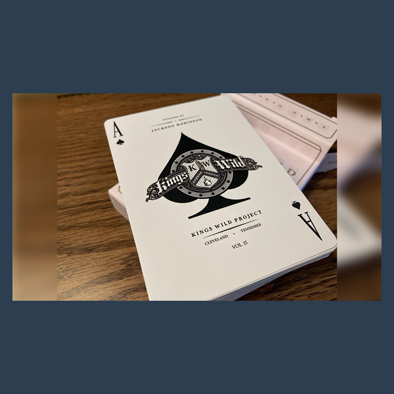 Limited No.13 Table Players Vol.15 Playing Cards by Kings Wild Project