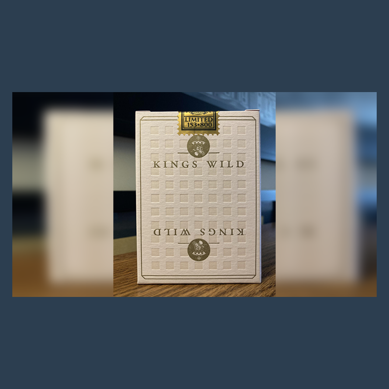 Limited No.13 Table Players Vol.15 Playing Cards by Kings Wild Project
