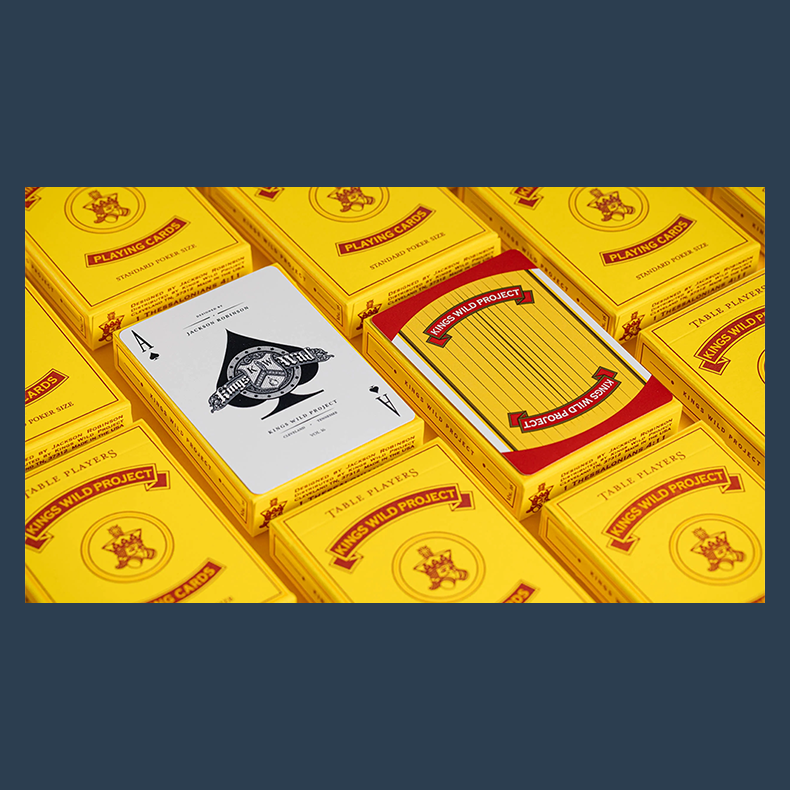 Limited No.13 Table Players Vol.16 Playing Cards by Kings Wild Project