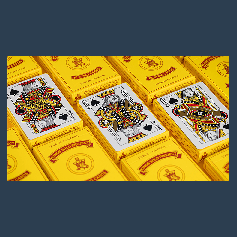 Limited No.13 Table Players Vol.16 Playing Cards by Kings Wild Project