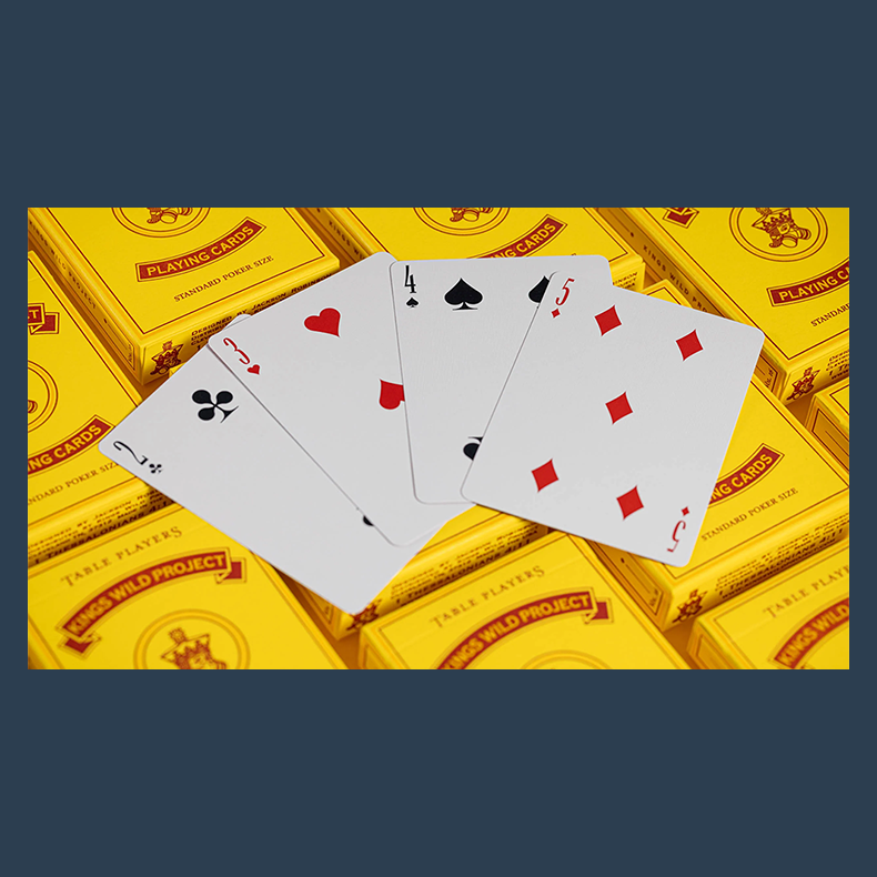 Limited No.13 Table Players Vol.16 Playing Cards by Kings Wild Project
