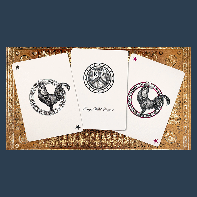 Limited No.13 Table Players Vol.17 Playing Cards by Kings Wild Project