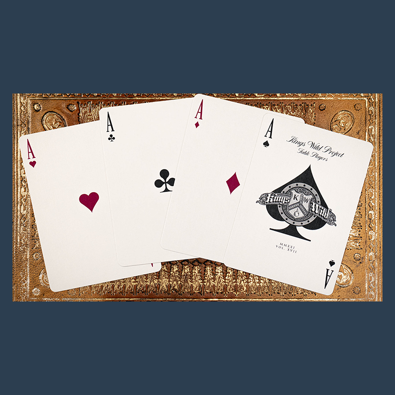 Limited No.13 Table Players Vol.17 Playing Cards by Kings Wild Project