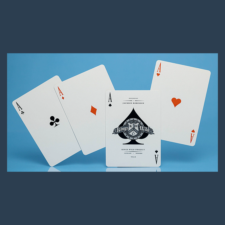 Limited No.13 Table Players Vol.18 Playing Cards by Kings Wild Project