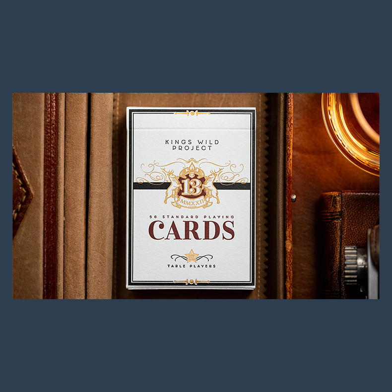 Limited No.13 Table Players Vol.19 Playing Cards by Kings Wild Project