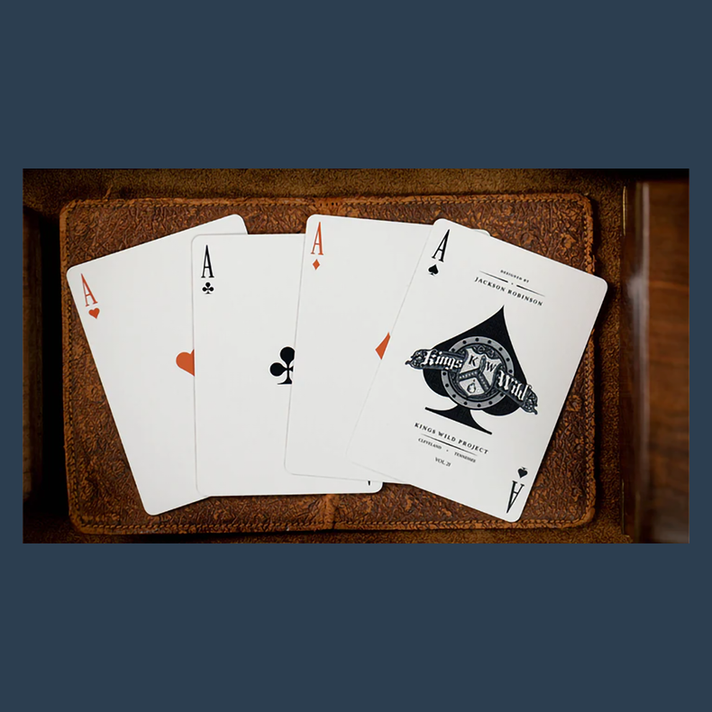 Limited No.13 Table Players Vol.21 Playing Cards by Kings Wild Project