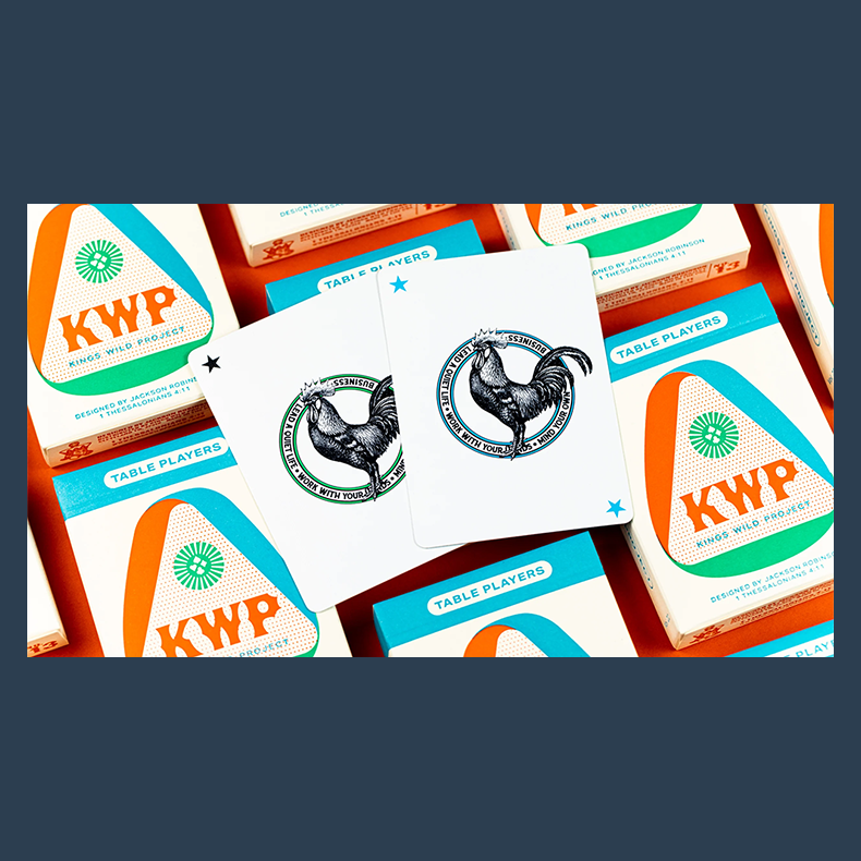 Limited No.13 Table Players Vol.22 Playing Cards by Kings Wild Project