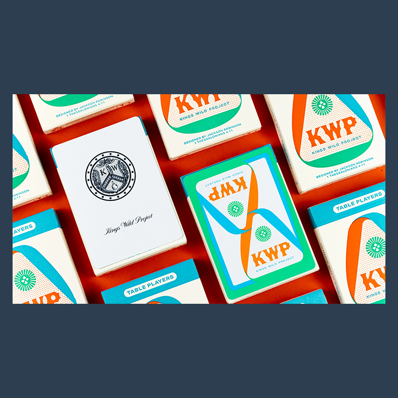 Limited No.13 Table Players Vol.22 Playing Cards by Kings Wild Project