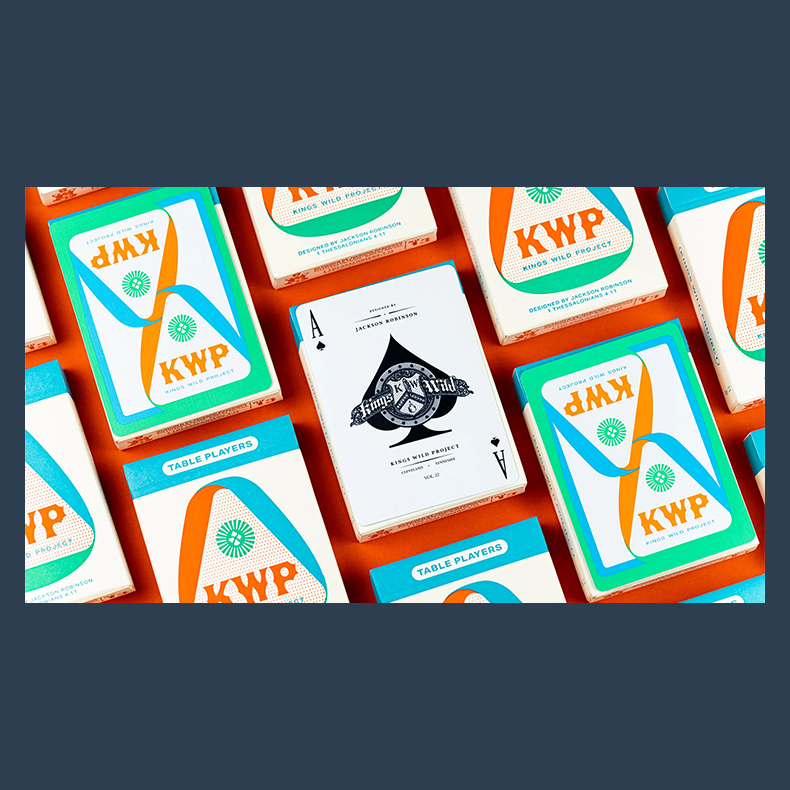 Limited No.13 Table Players Vol.22 Playing Cards by Kings Wild Project