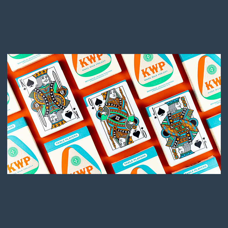 Limited No.13 Table Players Vol.22 Playing Cards by Kings Wild Project