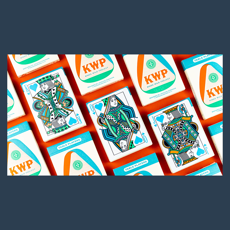 Limited No.13 Table Players Vol.22 Playing Cards by Kings Wild Project