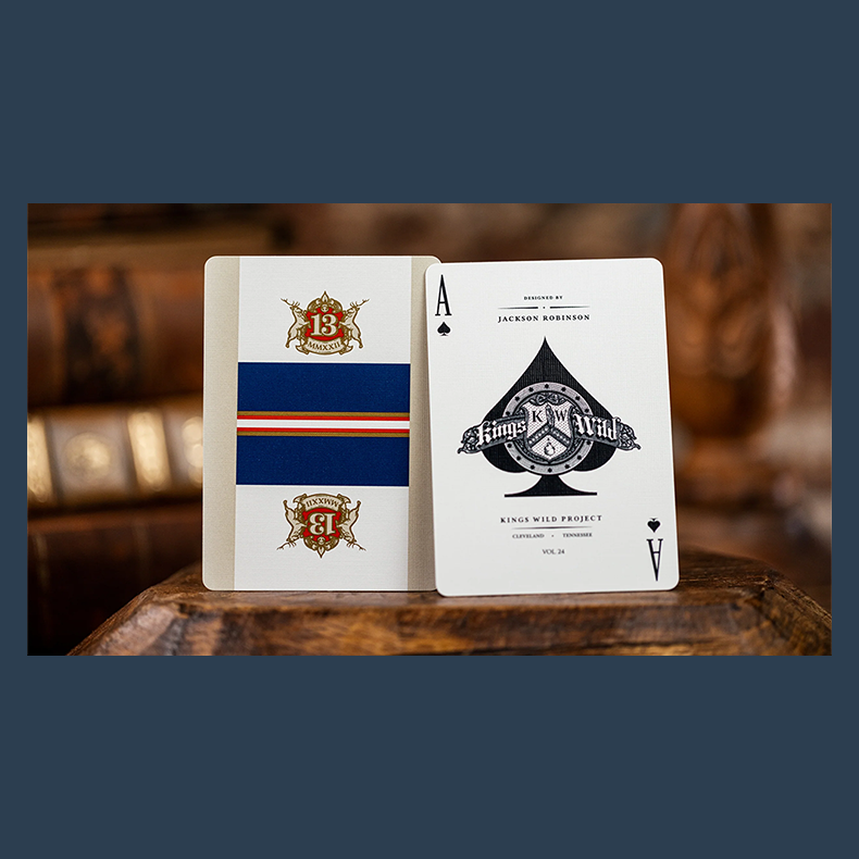 Limited No.13 Table Players Vol.24 Playing Cards by Kings Wild Project