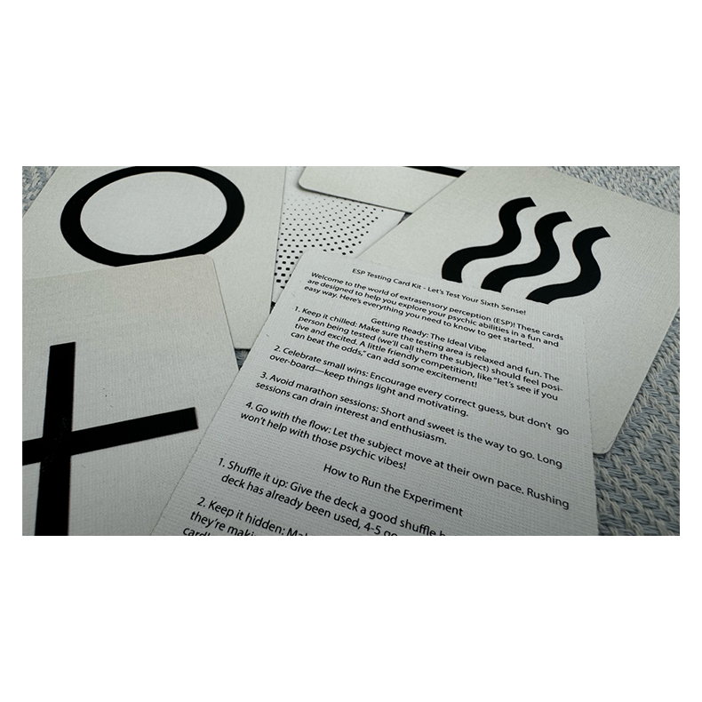 ESP Testing Cards by Dead Rebel Magic