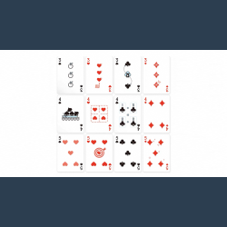 GUAN DAM -Warriors of the Three Kingdoms (Black) Playing Cards by YOKAGAME
