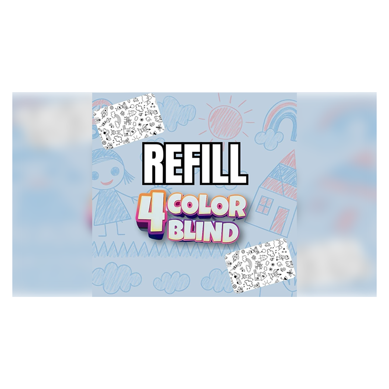 4 Color Blind Refill by Guillaume Bienne