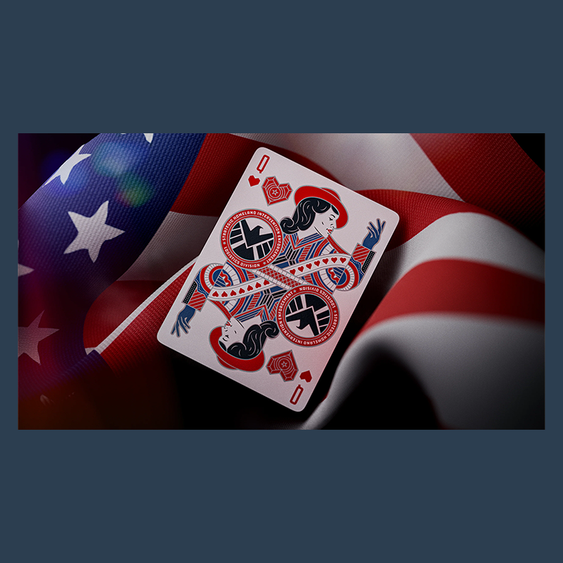 Captain America Playing Cards by theory11