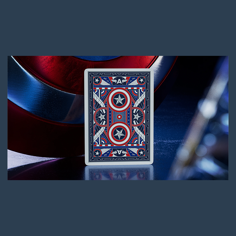 Captain America Playing Cards by theory11
