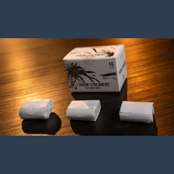 Throw Streamers 12 pk. (White / 16 Head)