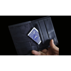 Mini Bombshell Wallet (Black Smooth) by CAHYO