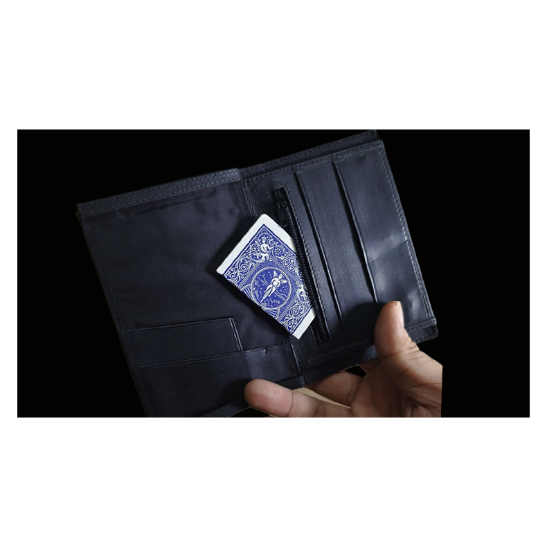 Mini Bombshell Wallet (Black Smooth) by CAHYO