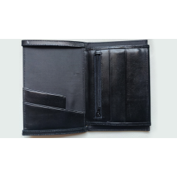 Mini Bombshell Wallet (Black Smooth) by CAHYO