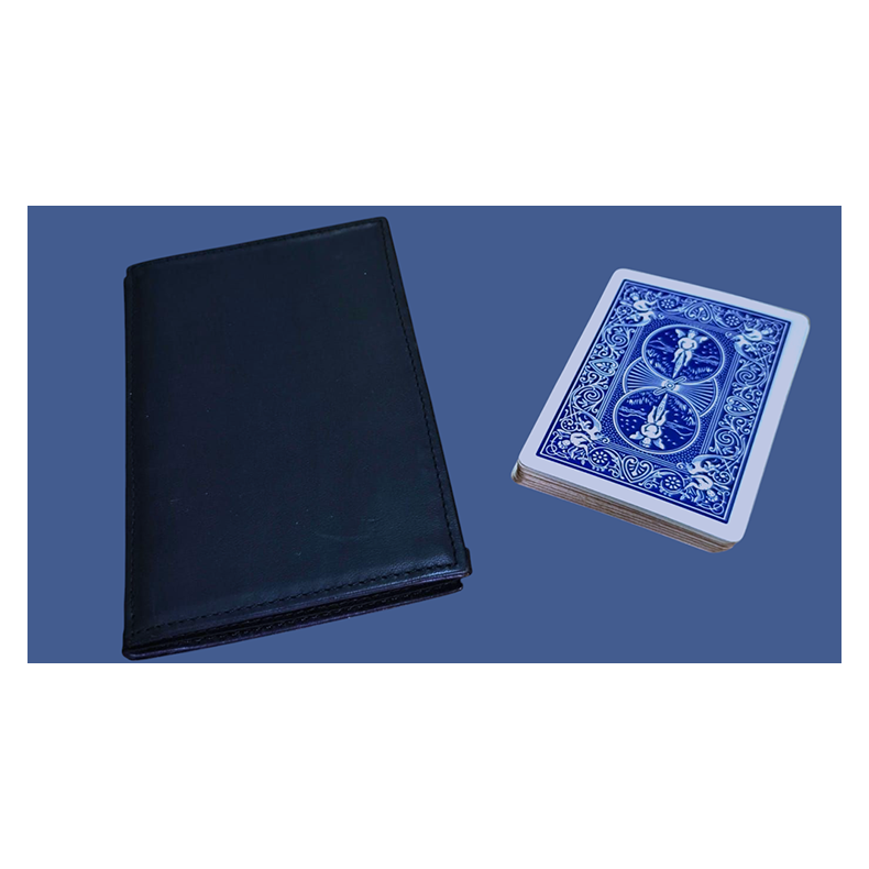 Mini Bombshell Wallet (Black Smooth) by CAHYO