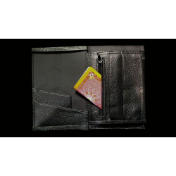 Mini Bombshell Wallet (Black Pebble) by CAHYO