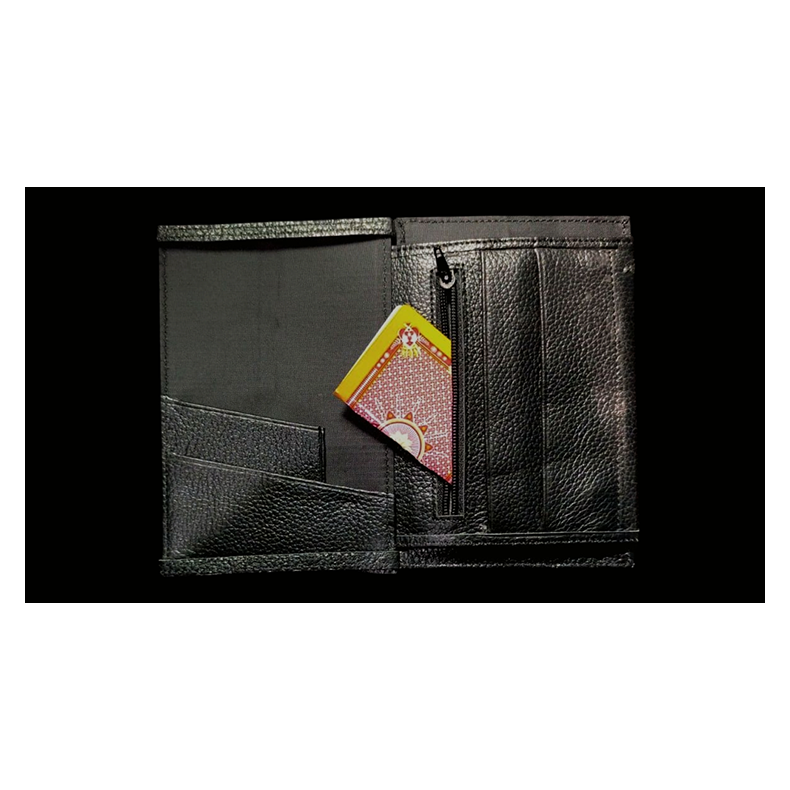 Mini Bombshell Wallet (Black Pebble) by CAHYO