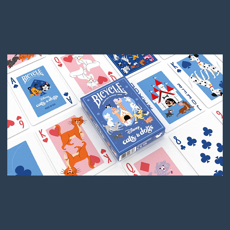 Bicycle Disney Cats and Dogs Playing Cards by US Playing Card