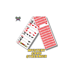 Mystery Card Streamer by PlayTime Magic DEFMA