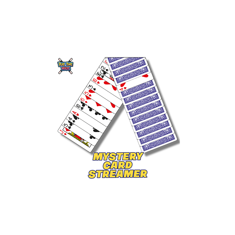 Mystery Card Streamer by PlayTime Magic DEFMA