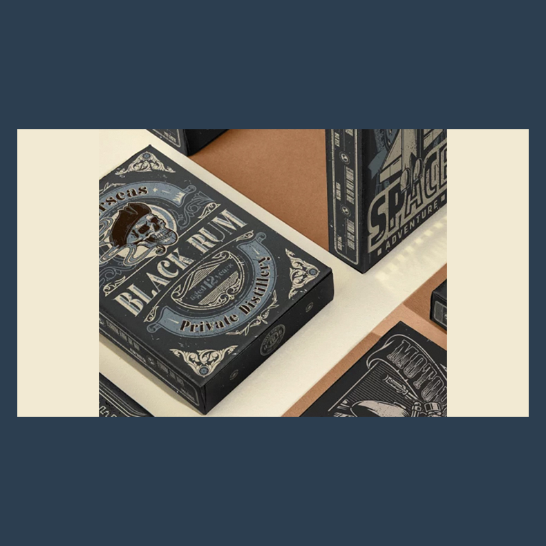 Black Rum Playing Cards