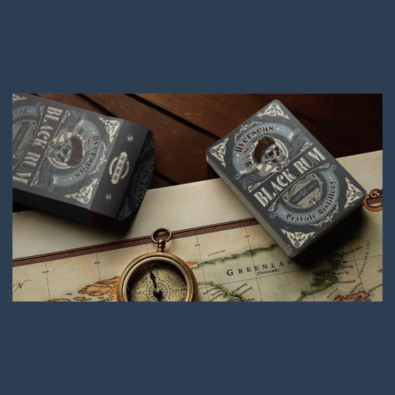 Black Rum Playing Cards