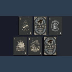Black Rum Playing Cards