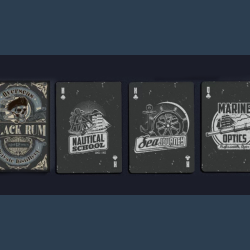 Black Rum Playing Cards
