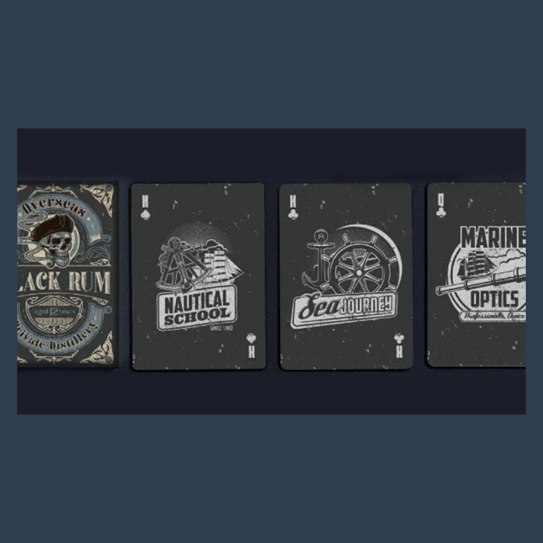 Black Rum Playing Cards