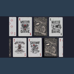 Custom Motorcycles Playing Cards