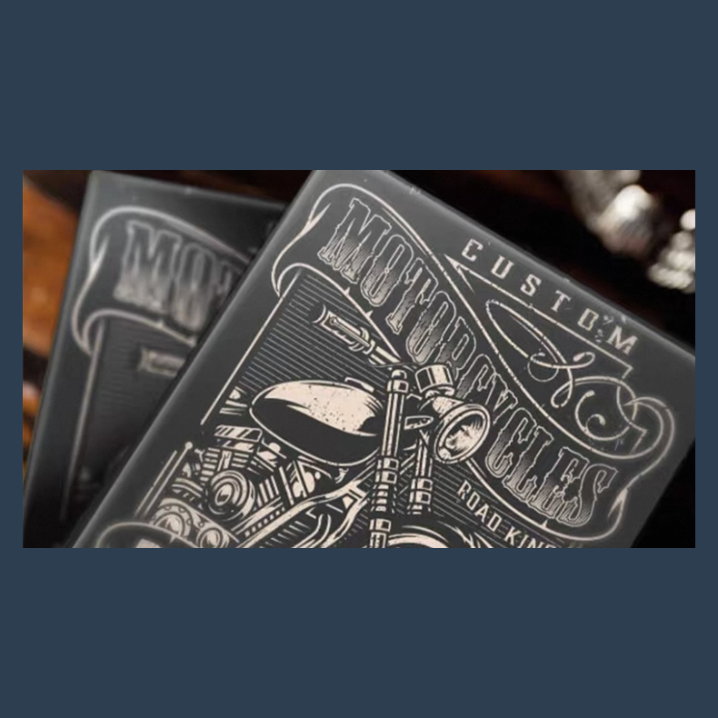 Custom Motorcycles Playing Cards