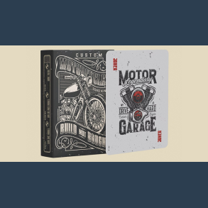 Custom Motorcycles Playing Cards