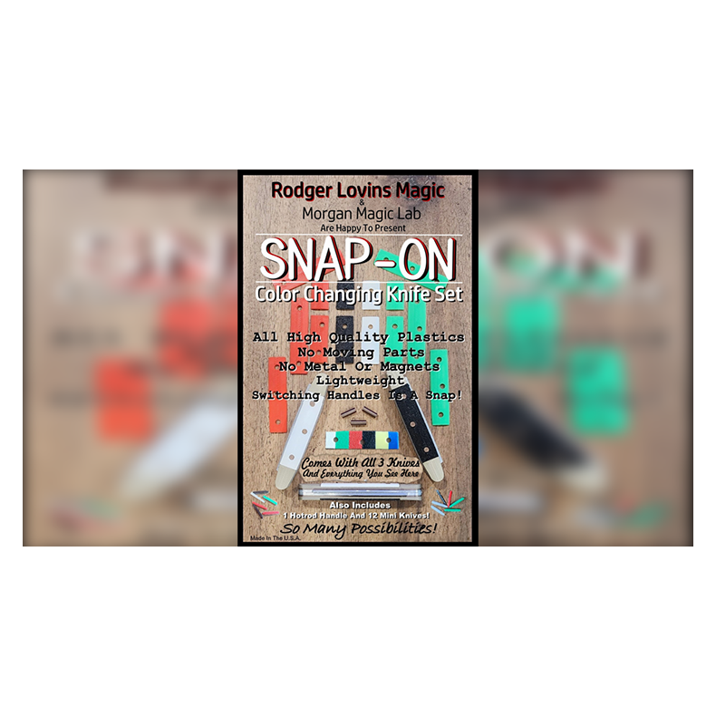 SNAP-ON Color Changing Knife Set by Rodger Lovins