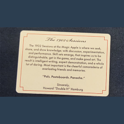 The 1902 Sessions Deck by The Magic Apple