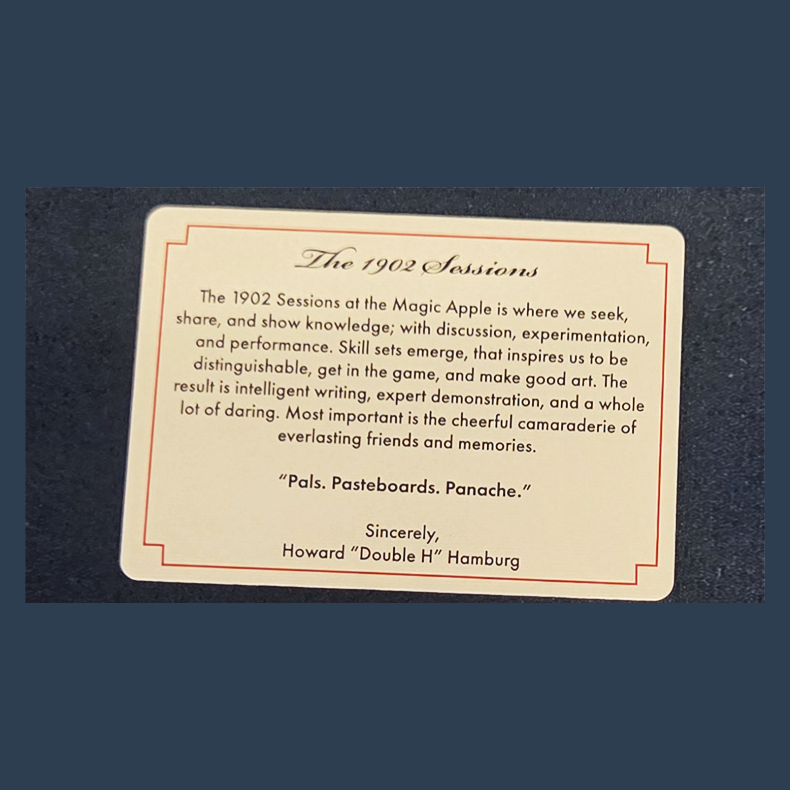 The 1902 Sessions Deck by The Magic Apple