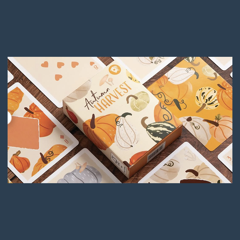 Autumn Harvest Playing Cards by Puckator UK